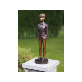 Statuette garçon bronze -AN1312BR-B