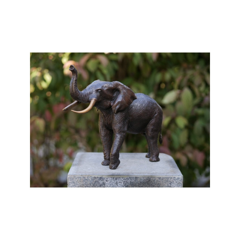 Décors Animaux en Bronze Statuette Éléphant l. 36 cm bronze -AN1310BR-B