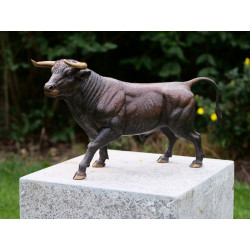 Animaux de la ferme Statuette taureau bronze -AN1307BR-B