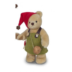Animaux-Bois-Animaux-Bronzes propose Peluche Ours teddy bear gnome de forêt fille 20 cm hermann teddy original -11741 4