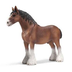 Animaux de la ferme Figurine Schleich Poulain Clydesdale -13670