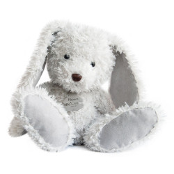 Lapin chiné - perle 22 cm histoire d'ours -2616