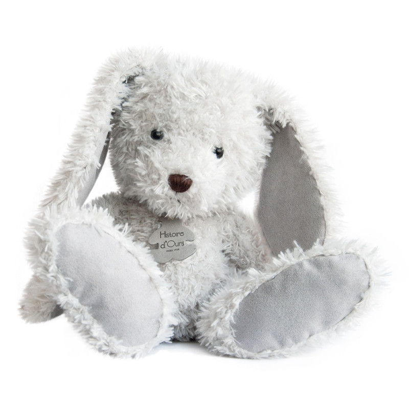 Lapin chiné - perle 22 cm histoire d'ours -2616