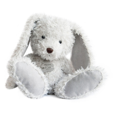 Lapin chiné - perle 22 cm histoire d'ours -2616