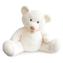 Bel'ours blanc 90cm histoire d'ours -2668