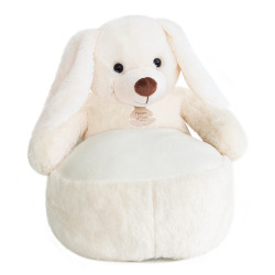 Pouf lapin blanc histoire d'ours -2674
