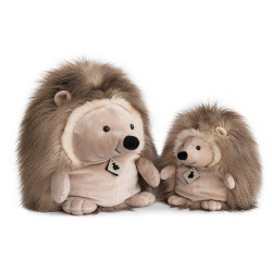 Panache taupe - hérisson gm - signature histoire d'ours -2553