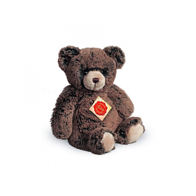 Animaux-Bois-Animaux-Bronzes propose Peluche ours teddy brun foncé 25 cm Hermann -91305 4