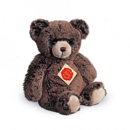 Animaux-Bois-Animaux-Bronzes propose Peluche ours teddy brun foncé 25 cm Hermann -91305 4