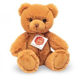 Animaux-Bois-Animaux-Bronzes propose Peluche ours teddy marron 20 cm Hermann -91393 1