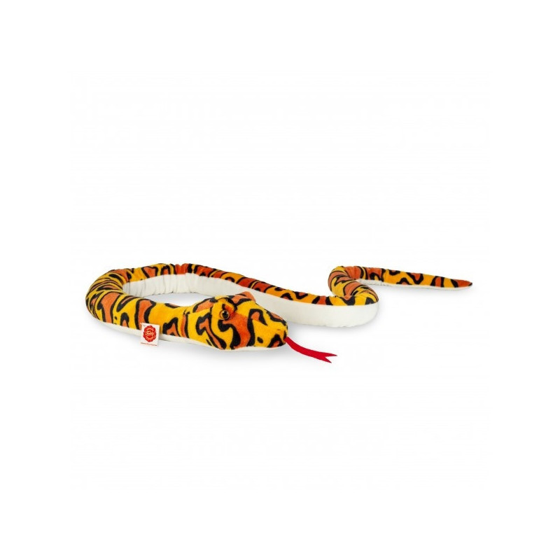 Peluche serpent orange jaune 175 cm Hermann -92307 7