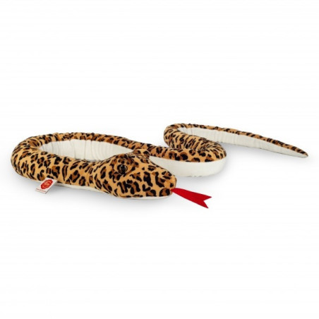 Peluche serpent motif léopard 175 cm Hermann -92308 4