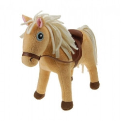 Cheval beige, 25 cm, & son box Les Petites Marie -RET0CHEBEI