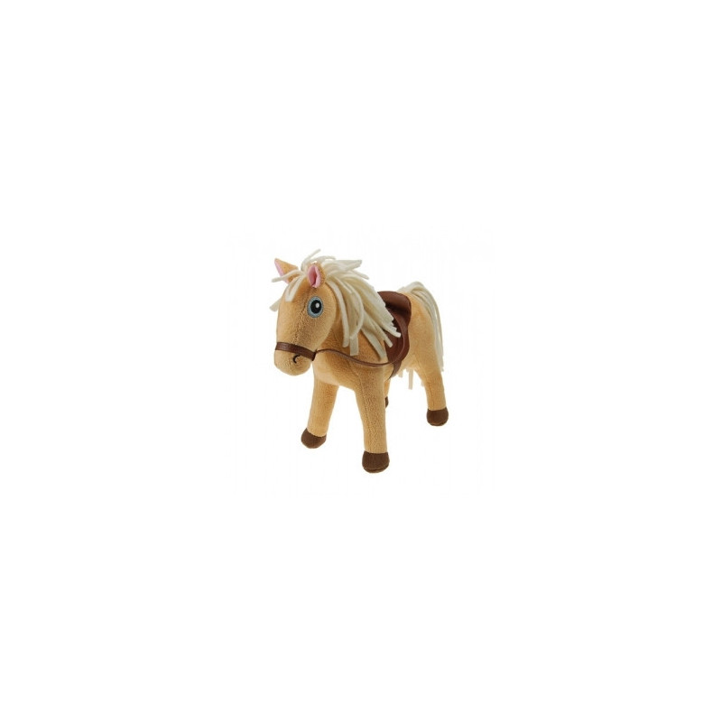 Cheval beige, 25 cm, & son box Les Petites Marie -RET0CHEBEI