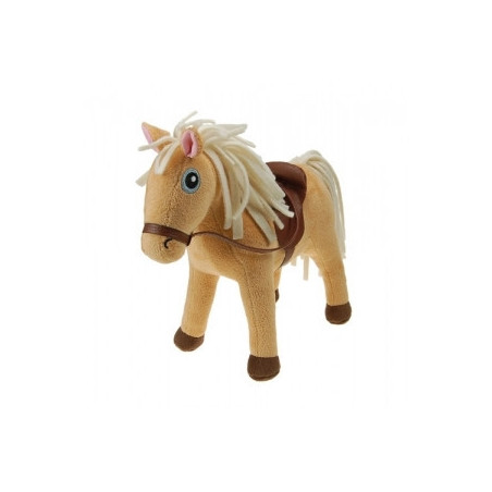 Cheval beige, 25 cm, & son box Les Petites Marie -RET0CHEBEI