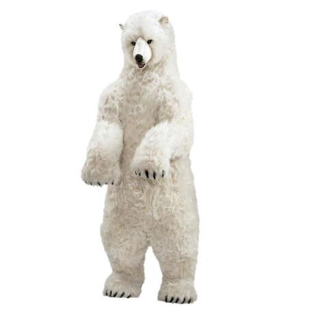 Décoration animaux Automate ours polaire dressé 190cmh/90cml (4014) peluche animalière -0116