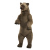 Décoration animaux Automate grizzly dressé peluche animalière -0195