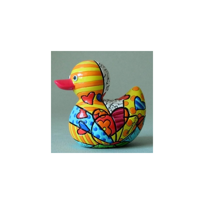 Statuette canard a new day Britto Romero -B334337