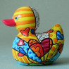 Statuette canard a new day Britto Romero -B334337