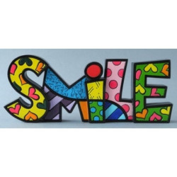 Statuette word smile Britto Romero -B331486