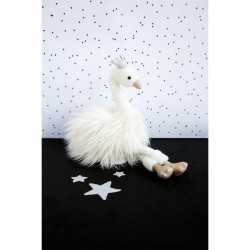 Décors Animaux peluche peluche Cygne blanc mm histoire d'ours -2787