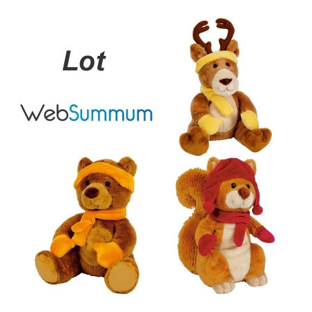 Promotion peluche les amis de la forêt Histoire d'ours -LWS-229