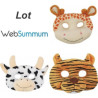 Promotion peluche masque girafe vache tigre Histoire d'Ours -LWS-209