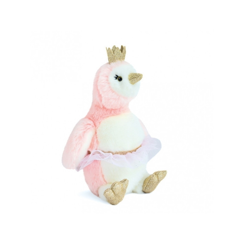 Peluche pingouin Pigloo rose 30 cm histoire d\'ours -2860