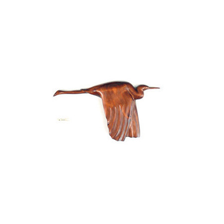 Décors Animaux bois Le vol du héron en résineux Lasterne -BHE060-1