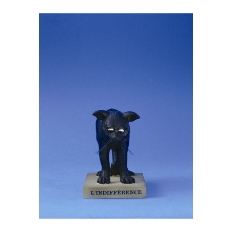 Animaux-Bois-Animaux-Bronzes.com propose Chat -le Chat domestique l'indifference (petit) cd21