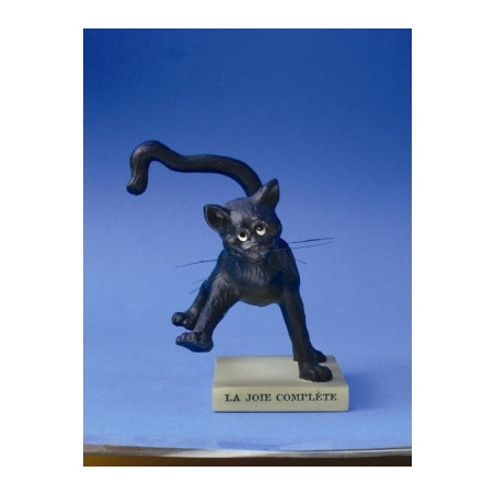 Animaux-Bois-Animaux-Bronzes.com propose Chat -le Chat domestique la joie complete (petit)e cd12