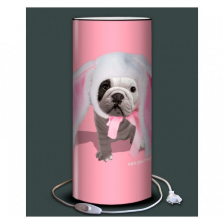Décoration Luminaire Animaux Lampe téo jasmin bunny rose -TO15162