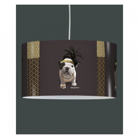 Décoration Luminaire Animaux Lampe teo jasmin charleston chocolat -TO15183