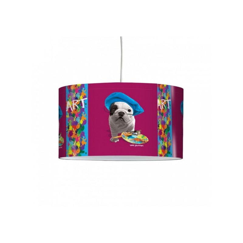 Décoration Luminaire Animaux Lampe téo jasmin artiste fuschia -TO1701