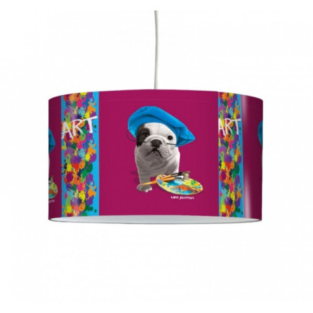 Décoration Luminaire Animaux Lampe téo jasmin artiste fuschia -TO1701