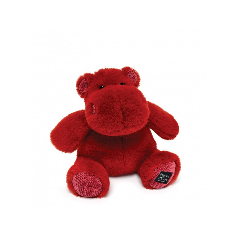 Peluche hip kiss rouge 25 cm histoire d'ours -3103