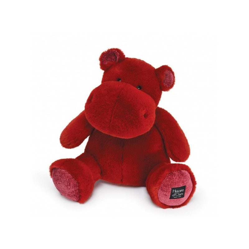 Peluche hip kiss rouge 40 cm histoire d'ours -3104