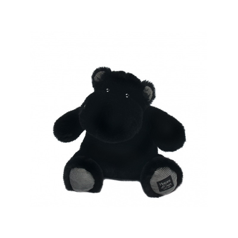 Peluche hip star noir 25 cm histoire d'ours -3105