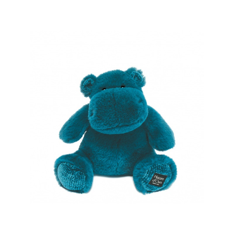 Peluche hip pop bleu canard 25 cm histoire d'ours -3107