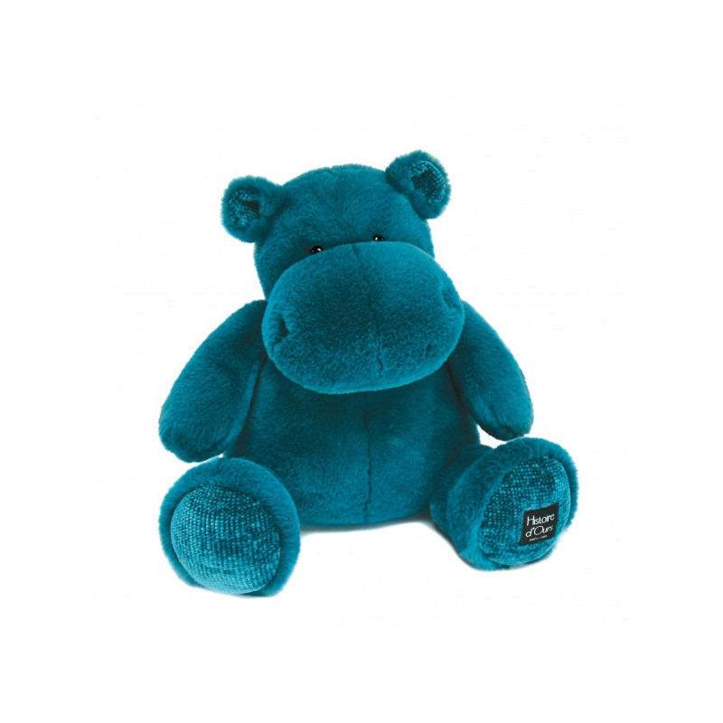 Peluche hip pop bleu canard 40 cm histoire d'ours -3108