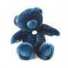 Animaux-Bois-Animaux-Bronzes propose Peluche Ours collection 40 cm - bleu jean-la peluche par doudou et compagnie histoire d'our