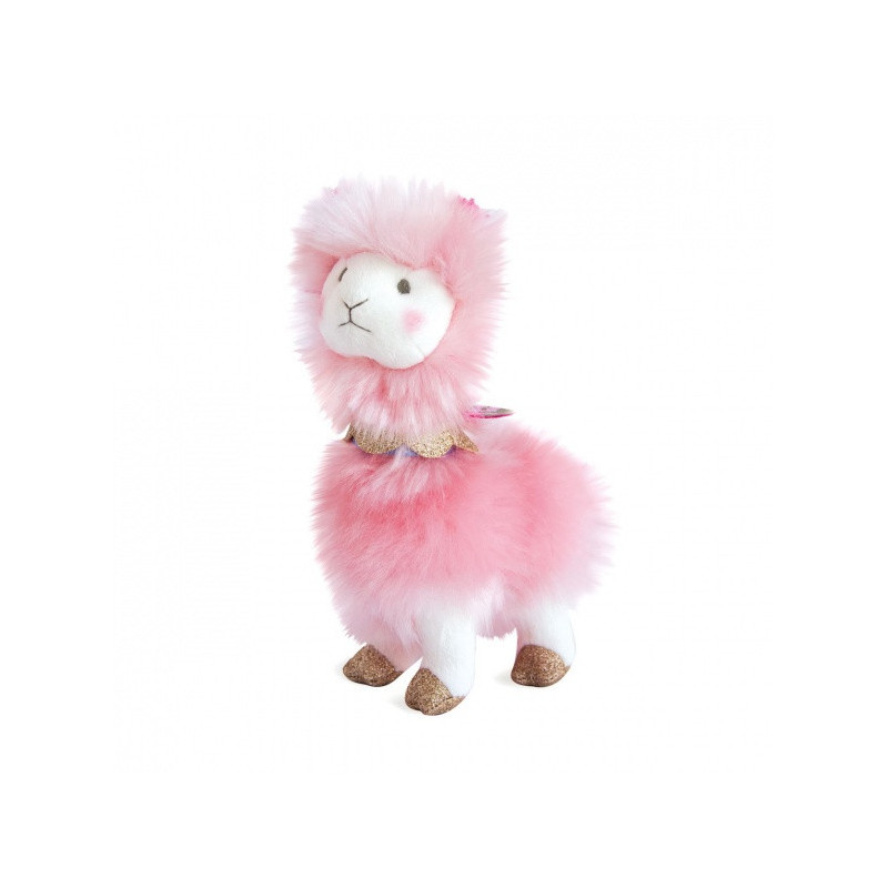 peluche Lama rose - 20 cm histoire d'ours -2801