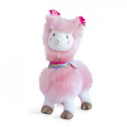 peluche Lama rose - 30 cm histoire d'ours -2802