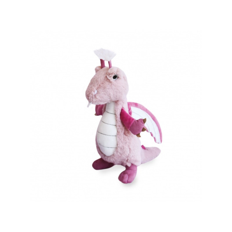 Peluche dragon rose 30 cm - collectin jungle chic histoire d'ours -2964