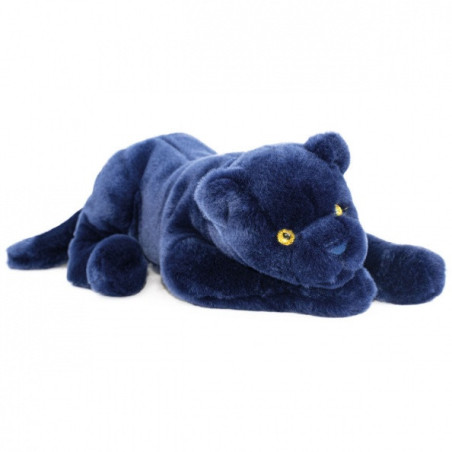 Peluche panthere bleu nuit 40 cm- collectin jungle chic histoire d'ours -2959