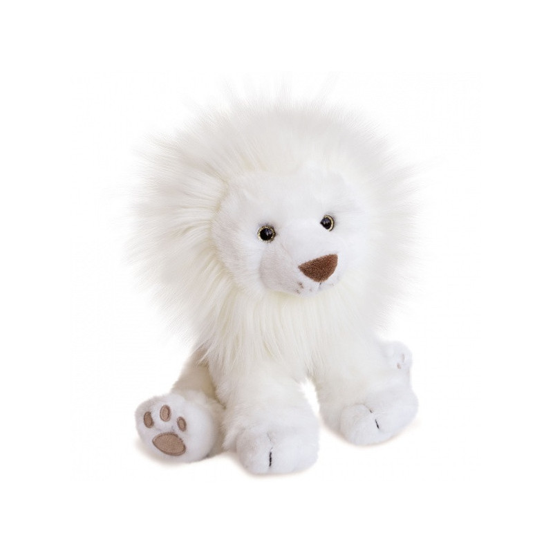 Peluche lion des neiges 28 cm histoire d'ours -2981