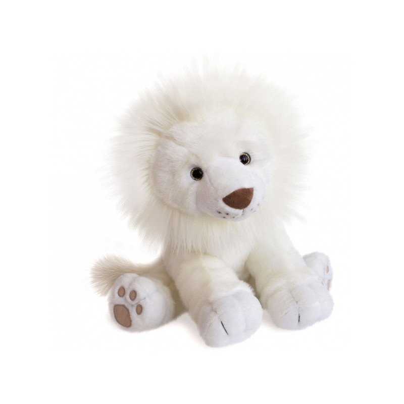 Peluche lion des neiges 40 cm histoire d'ours -2982