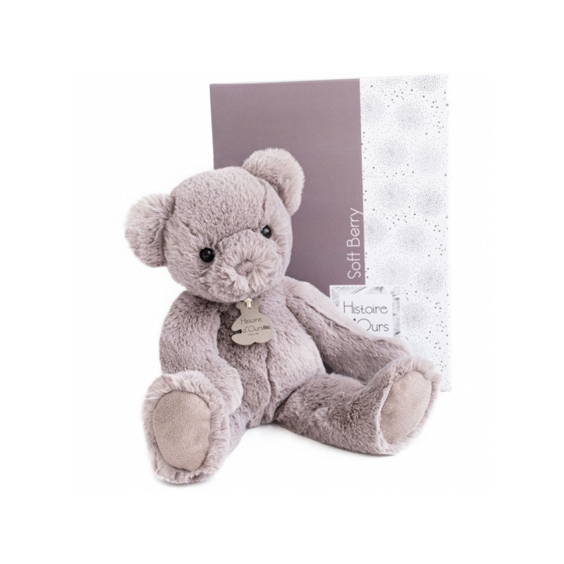 Animaux-Bois-Animaux-Bronzes propose Peluche Ours soft berry - 38 cm histoire d'ours -2938