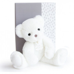 Animaux-Bois-Animaux-Bronzes propose Peluche Ours moonlight (blanc) - 38 cm histoire d'ours -2935 (2)