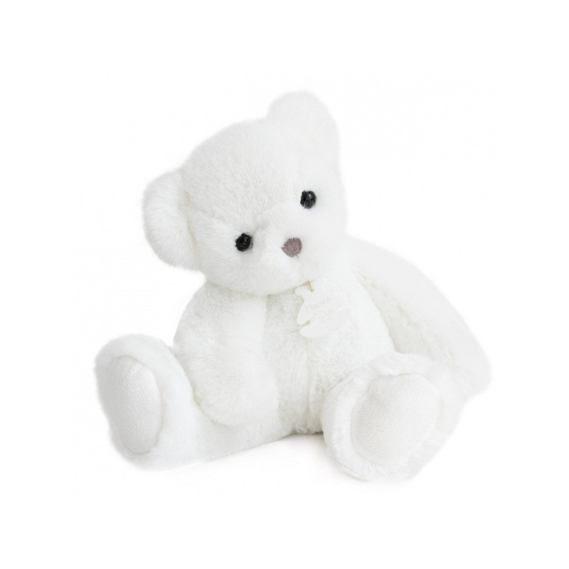 Animaux-Bois-Animaux-Bronzes propose Peluche Ours moonlight (blanc) - 38 cm histoire d'ours -2935